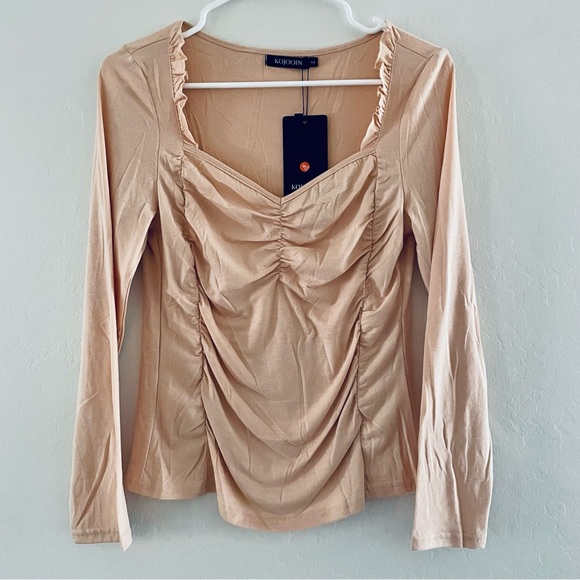 Kojooin Women’s Square Sweetheart Neckline Size Small - Picture 1 of 10